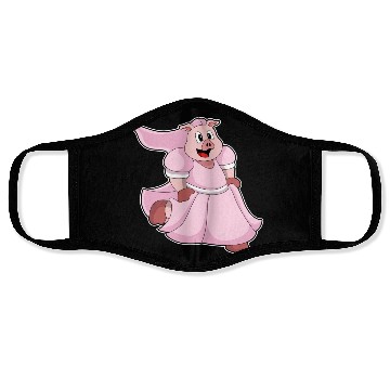 Discover Pig As Bride With Wedding Dress Face Masks