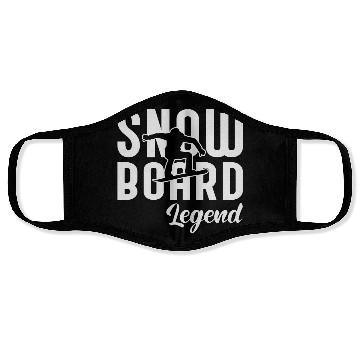 Discover Snowboard Legend Snowboarding Face Masks
