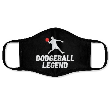 Discover Dodgeball Player Coach Team Sports Funny Face Masks