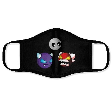 Discover geometry dash insane game Face Masks