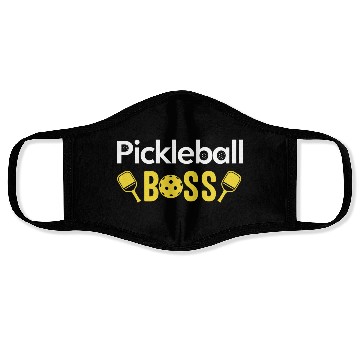 Discover Pickleball Boss Face Masks