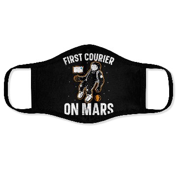 Discover First Courier On Mars Postal Worker Mail Escort Face Masks