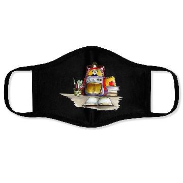 Discover Back To School Fun Time Watercolor Face Masks