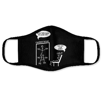 Discover Chemistry Student - Science Teacher Chemist Face Masks