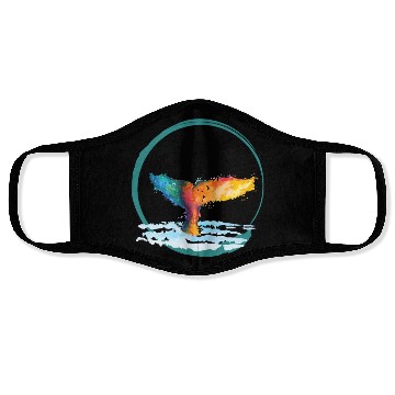 Discover Whale Tail T - Face Masks