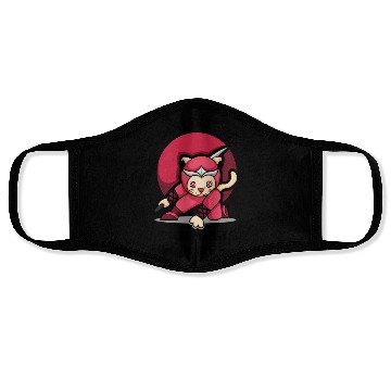 Discover Karate Ninja Cat Kung Fu Face Masks