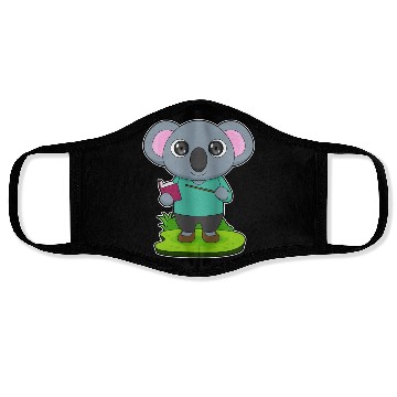 Discover Koala Teacher Pointer Face Masks