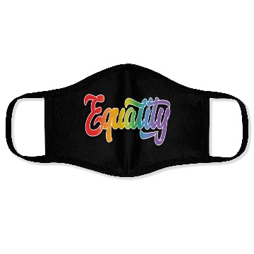 Discover LGBT Pride Rainbow Flag Equality Face Masks