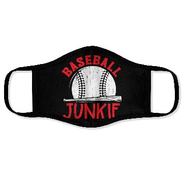 Discover Baseball Junkie Baseball Player Baseball Coach Face Masks