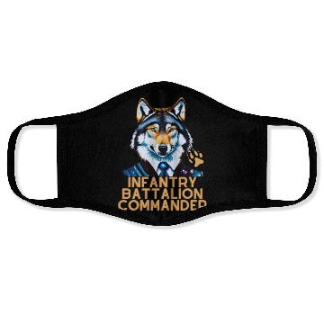 Discover Wolf infantry battalion commander Face Masks