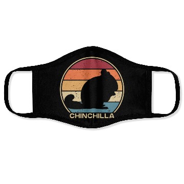 Discover Retro Short-Tailed Long-Tailed Chinchillidae Face Masks
