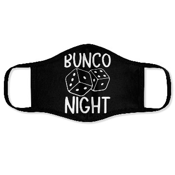 Discover Bunco Night Face Masks