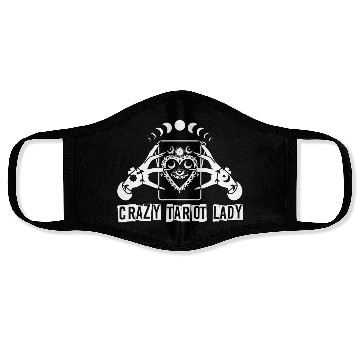 Discover Divination Crazy Tarot Lady Crystal Ball Tarot Face Masks