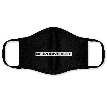 Discover Neurodiversity Embrace ADHD Autism ASD Rainbow Face Masks