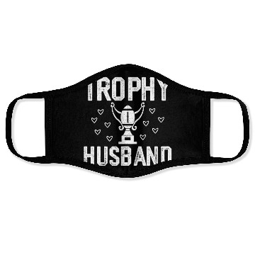 Discover Trophy Husband Face Masks Funny Face Masks