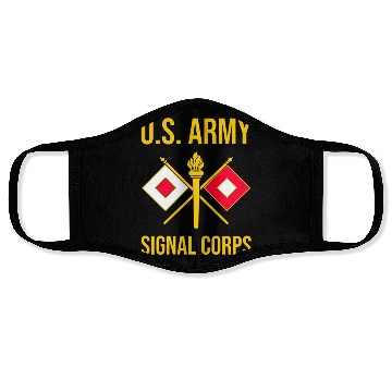 Discover ARMY SIGNAL CORPS BRANCH USASC US Face Masks