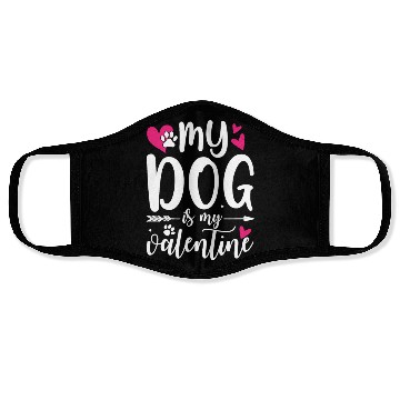 Discover My Dog Is My Valentine Face Masks Outfit for Dog Lover