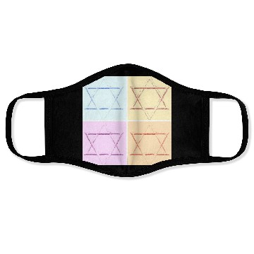 Discover Star of David Design Face Masks