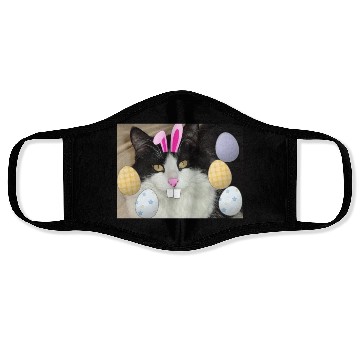 Discover Easter Bunny Cat Face Decor Face Masks