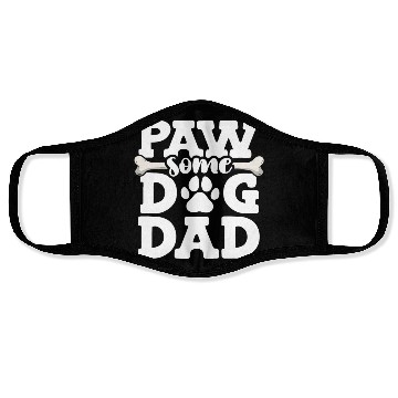 Discover Paw Some Dog Dad Doggy Bone Daddy Animal Lover Dog Face Masks