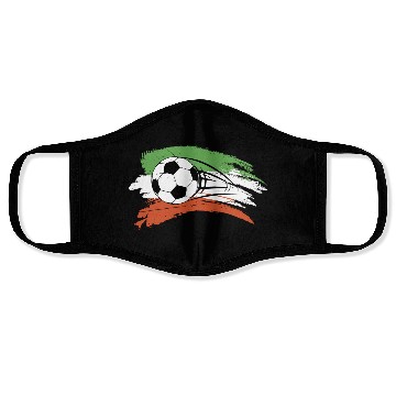Discover Ireland Irish Soccer Ball Flag Face Masks