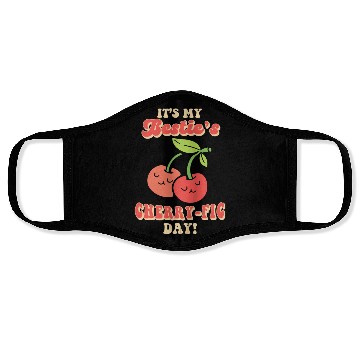 Discover Cherry Birthday Greeting Fruit Lover Bestfriend Face Masks