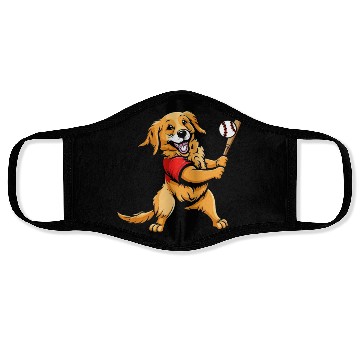 Discover Baseball Dog Baseball Player Baseball Coach Face Masks