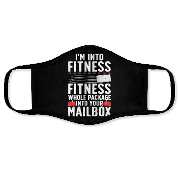 Discover Funny Postal Worker Design For Men Women Mail Face Masks