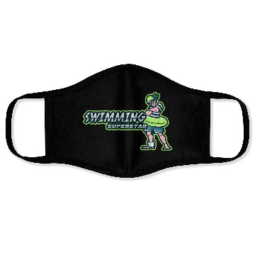 Discover Swimming Superstar | Boy With Swim Ring Face Masks