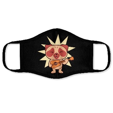 Discover Guitar Dog I Puppy I Kids Dog Face Masks