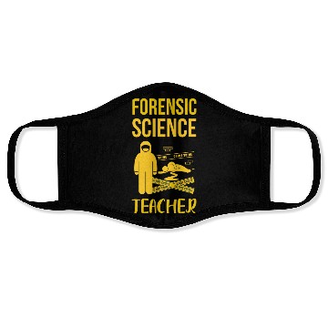 Discover Forensic Science Teacher Face Masks