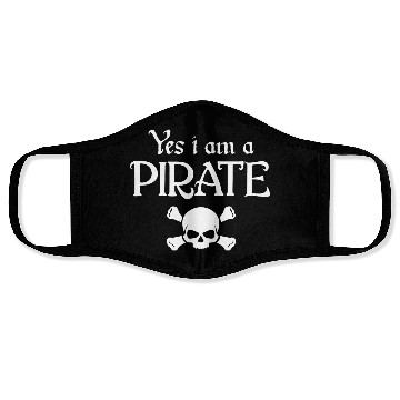 Discover Halloween Yes I Am A Pirate Face Masks