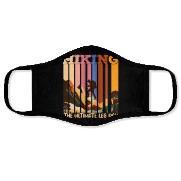 Discover Hiking the ultimate Leg Day Mountain lover Face Masks