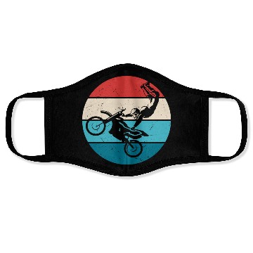 Discover Freestyle Motorcyclist Retro Face Masks