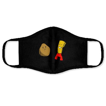 Discover Funny Gym Potatoes Fitness Fun Face Masks