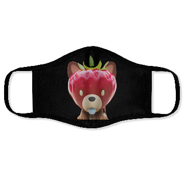 Discover Strawberry Hound Face Masks