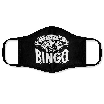 Discover Bingo Card Game Grandma Bingo Player Bingo Cards Face Masks