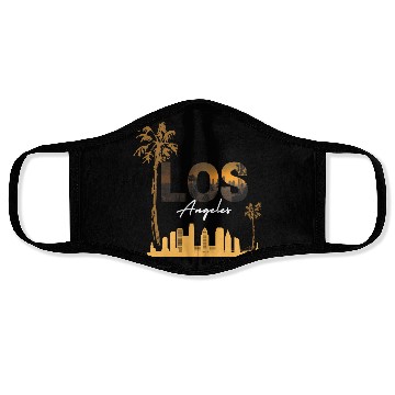 Discover Los Angeles vibes Face Masks