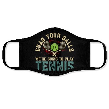 Discover GRAB YOUR BALLS TENNIS 2 Face Masks