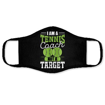 Discover I AM A TENNIS COACH 2 Face Masks