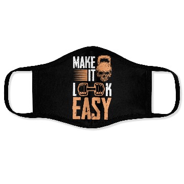 Discover Bodybuilder Weights Gym Workout Fitness Training Face Masks