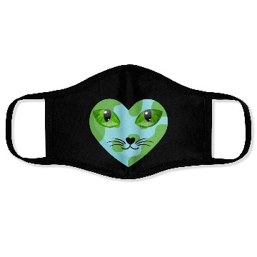 Discover Save The Earth Its The Only Planet With Cat Face Masks