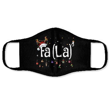 Discover Fa La La 8 Math Teacher Christmas Face Masks