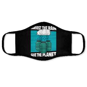 Discover Save The Planet Rainwater Harvesting Water Face Masks