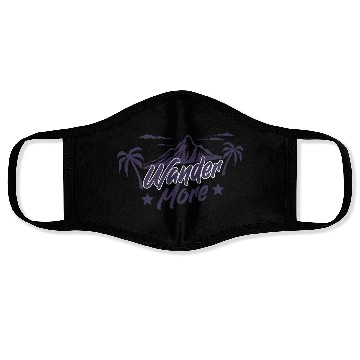 Discover Travel More Vacation Explore Wanderlust Holidays 6 Face Masks