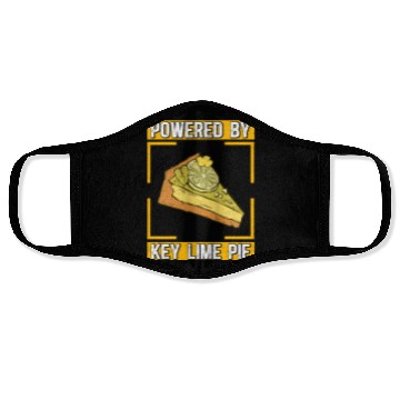 Discover Powered By Key Lime Pie Pies Lover Face Masks