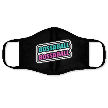Discover Bossaball Sports Typography Face Masks