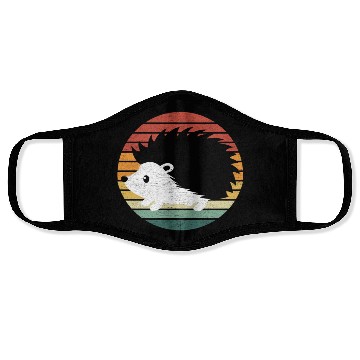 Discover Hedgehog Lover - Vintage Sunset Hedgehog Face Masks