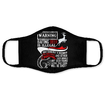 Discover Baiting Deer And Squirrels Chipmunks Face Masks