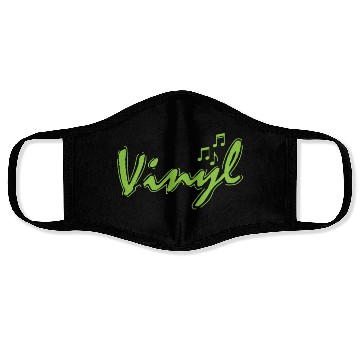 Discover Vinyl with music nout Vinyl Record Music Face Masks